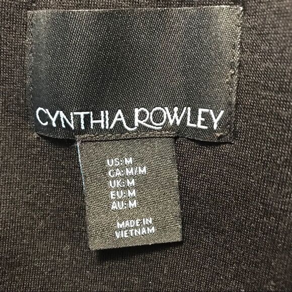 New! Cynthia Rowley Embellished Sleeveless Top Med - Picture 4 of 6